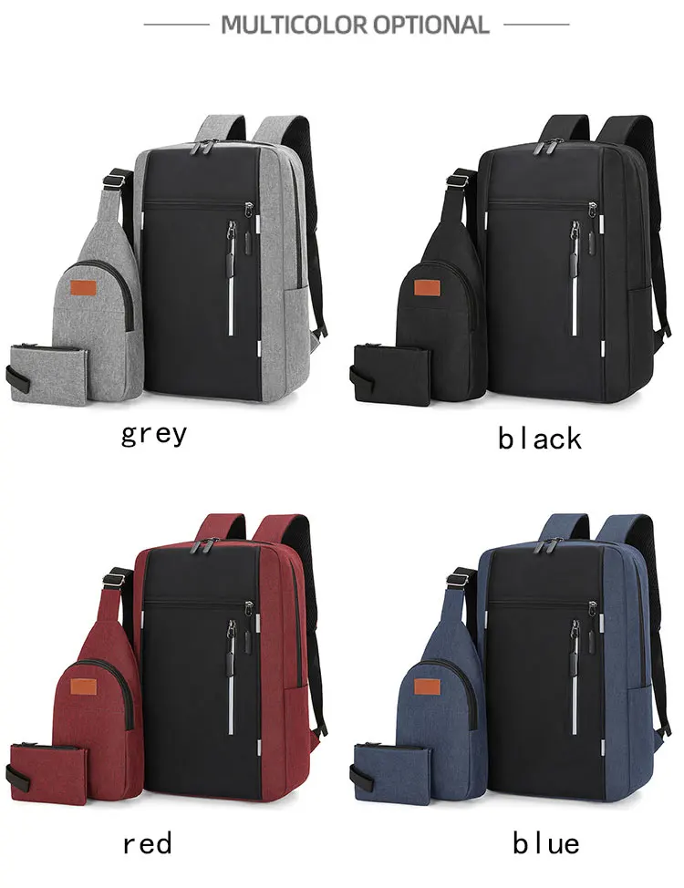 Generic Backpack 3 In 1 Smart Anti-Theft Smart Backpack