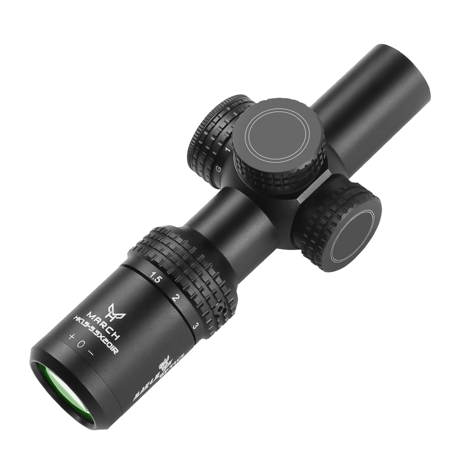 MARCH HK1.5-5.5X20 IR Fast Focus Compact Scope - Long Distance