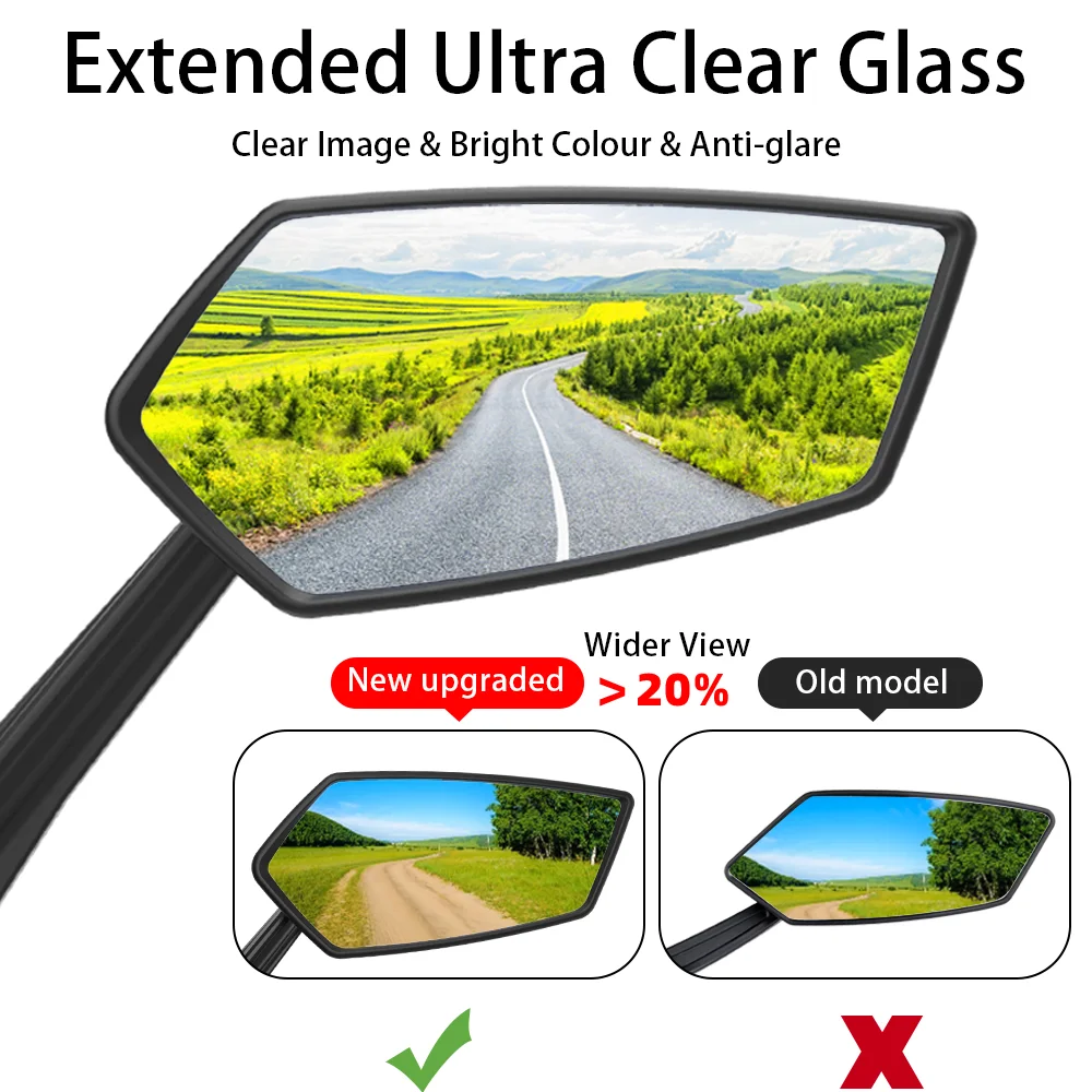 Новое поступление поворотное безопасное Велосипедное Зеркало заднего вида EasyDo удлиненное боковое зеркало для горного