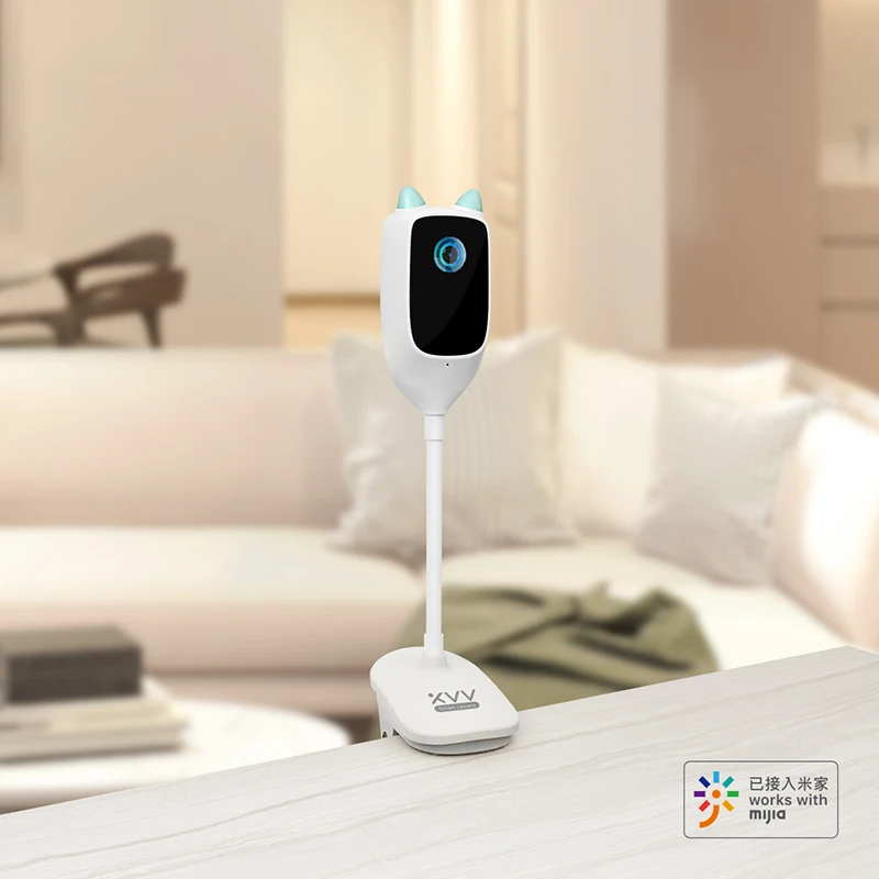 Xiaovv 3MP HD Baby Monitor Camera Flexible Wall Mount Home Security Indoor Mini Wireless Babycam Wifi Camera