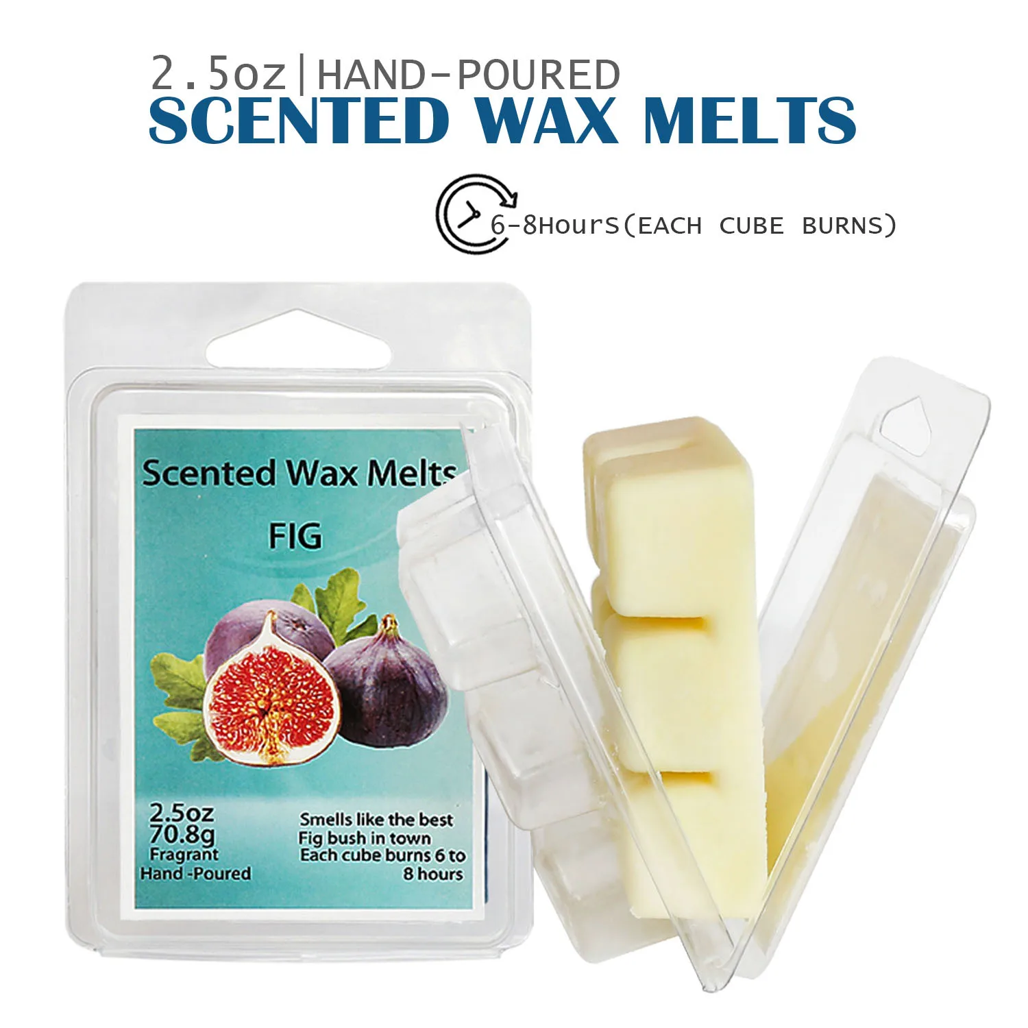 8 Packs Scented Wax Melts Assorted Soy Wax Warmer Cubes for DIY