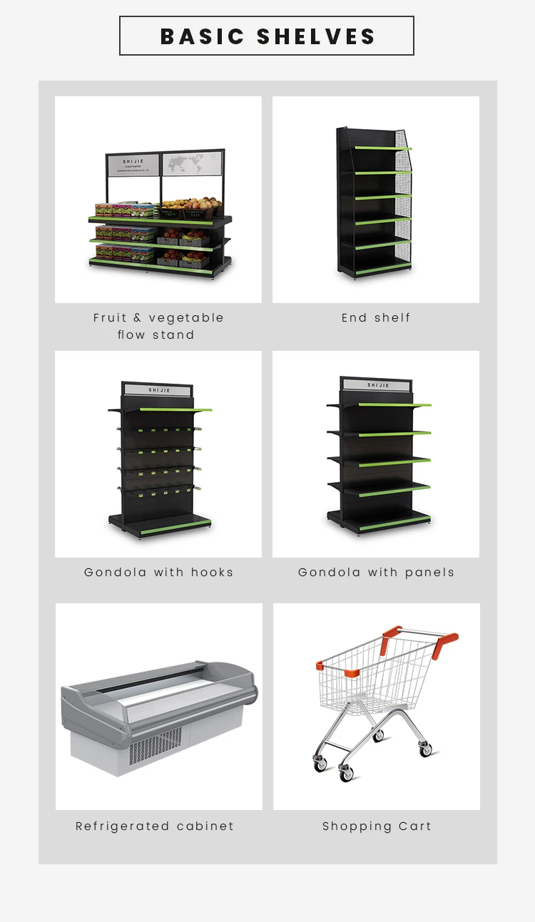 Customizable Gondolas Supermercado Convenience Store Grocery Shop