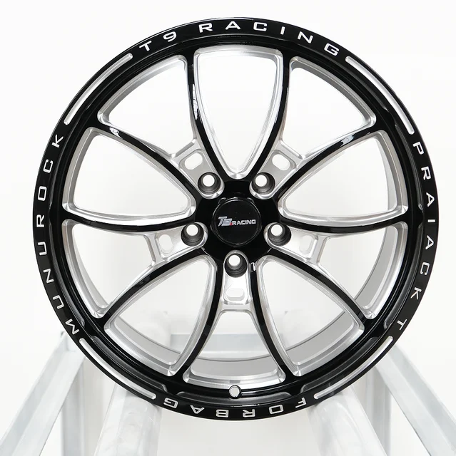 Alloy Car Rimis Size 18*8.5 Inch with PCD  5*114.3 CB73.1 Fit for  New Car Wheels Black Milling windows and Letters