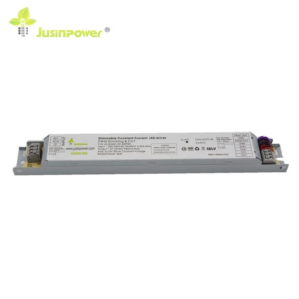 40W Single Output LED Driver with Changeable CCT and PWM Dimming Features