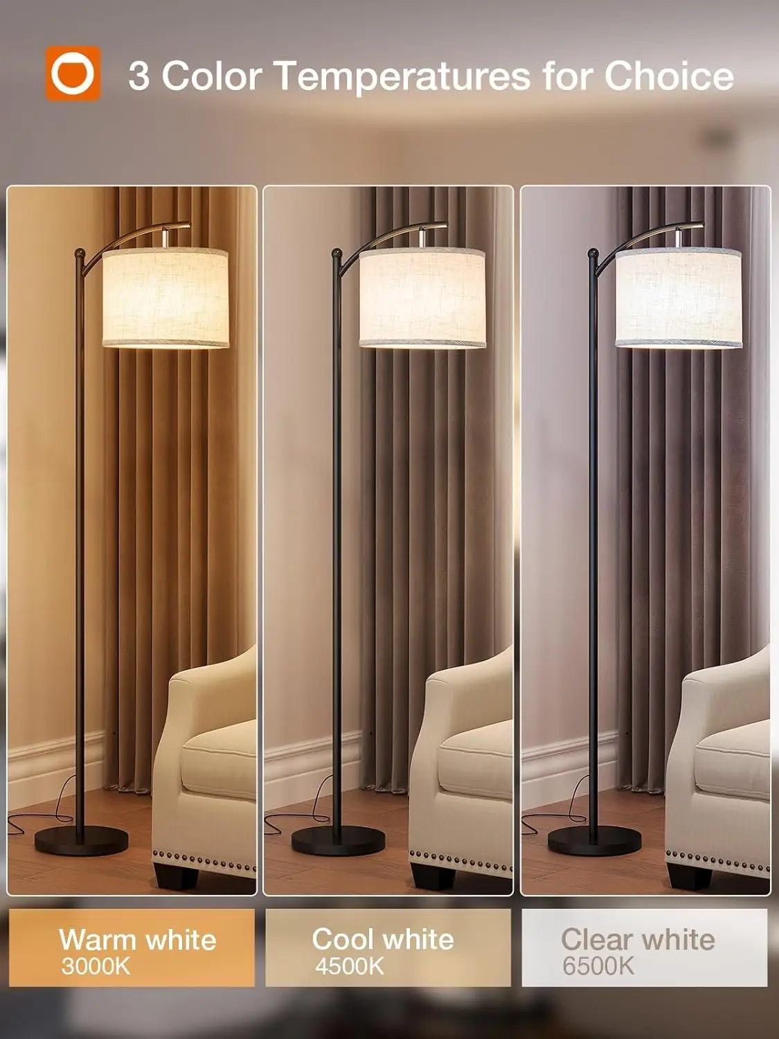 Modern Luxury HotelLedBedside Floor Lamp Iron Body Modern Design Home Bedroom Living RoomLEDLight Source