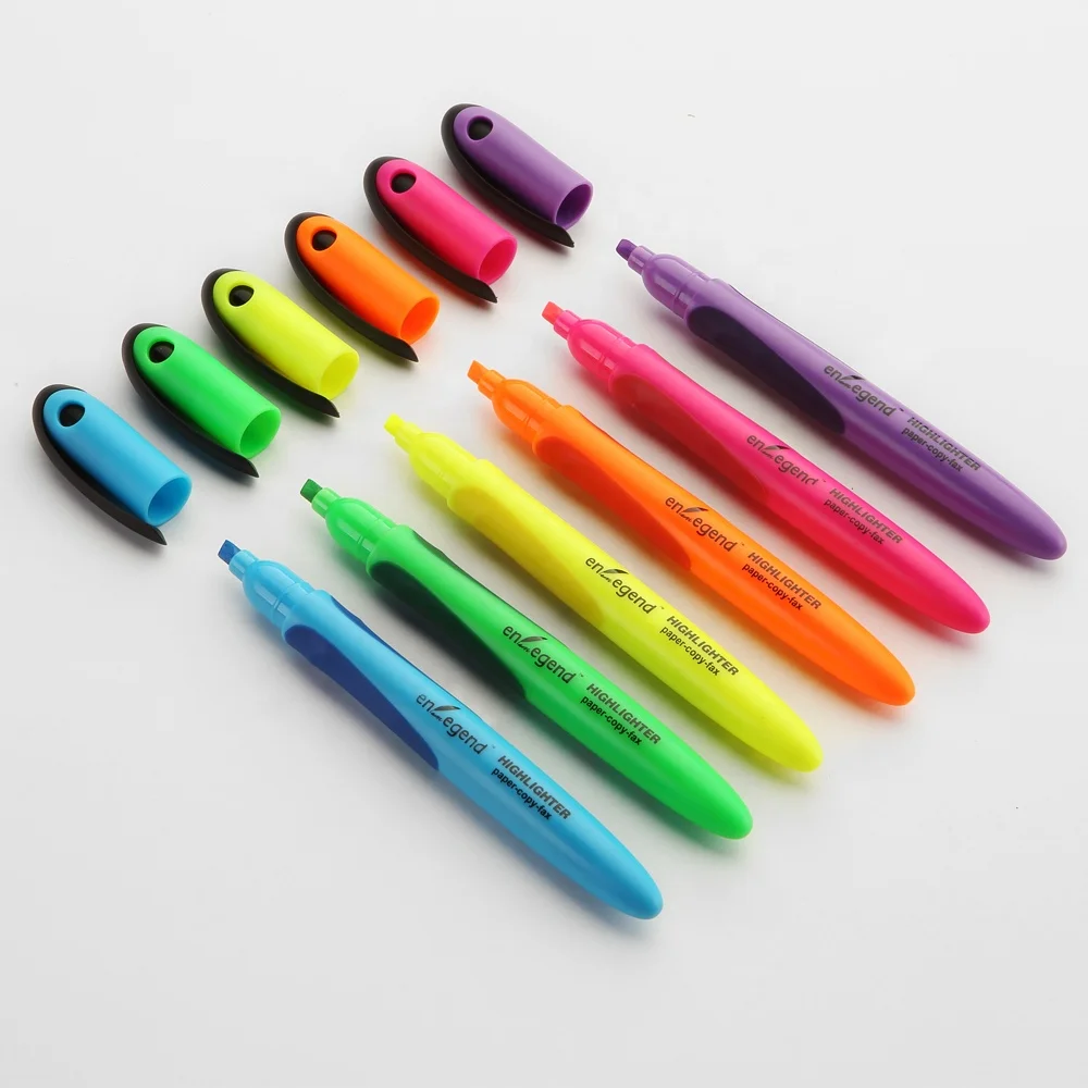 Новое поступление стильные маркеры для офиса и школы с резиновым