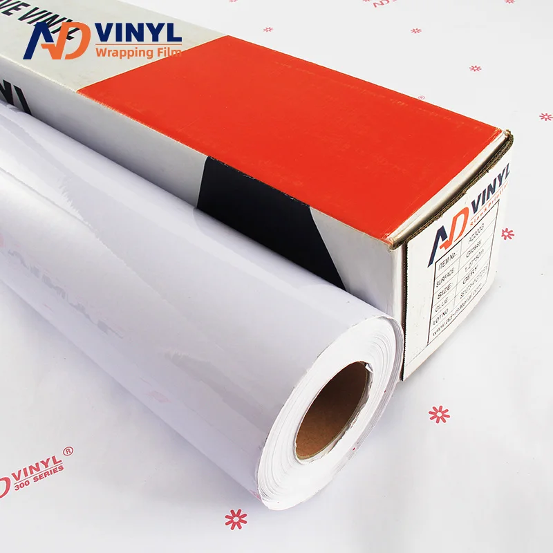 White Self Adhesive Vinyl Roll, Size: 4FT and 5FT - China GSM PVC