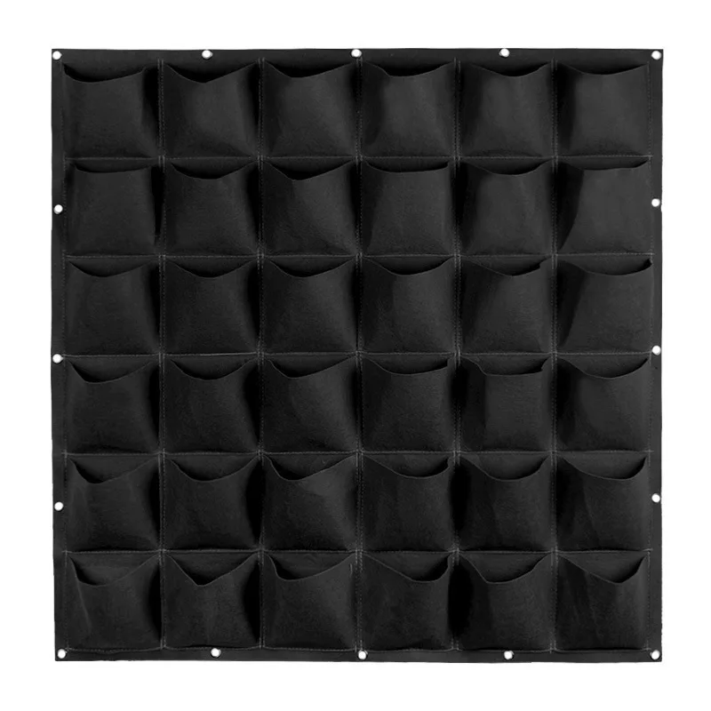 Sacchi Da Coltivazione Sospesi Da 49 Tasche, Sacchi Per La Conservazione Delle Piante  1 M × 1 M 1 M Neri 87929784