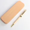 Maple colored ballpoint pen set