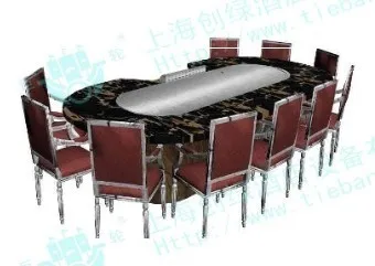 Rectangular Teppanyaki Grill Table with 20mm Thick Heating Plate and 600x400mm Cook Area