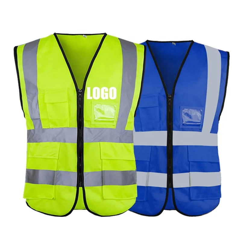 High Quality Reflective Safety Vest Petrol Oil Company Logo Gas Station Staff Worker Reflective Safety Jacket