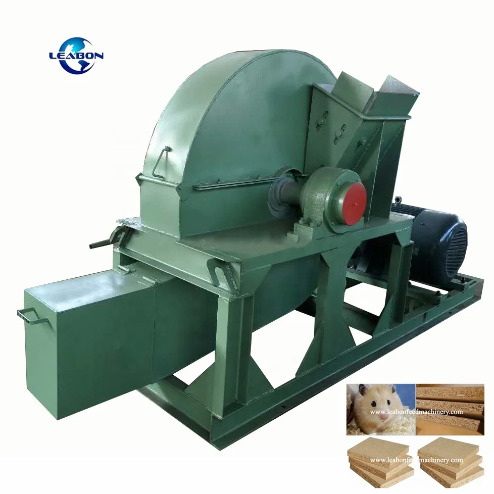 LEABON 500KG Per Hour Wood Processing Shaving Machine Duck Pet Bedding Shaver for Sale