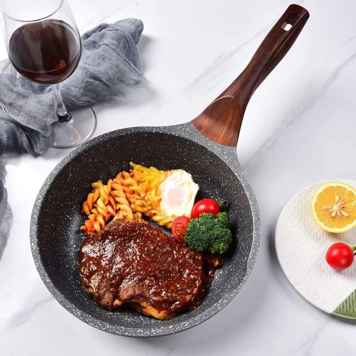 Cheap Price Kitchen Bottom Induction Nonstick Fry Pan Omlette Pan Egg