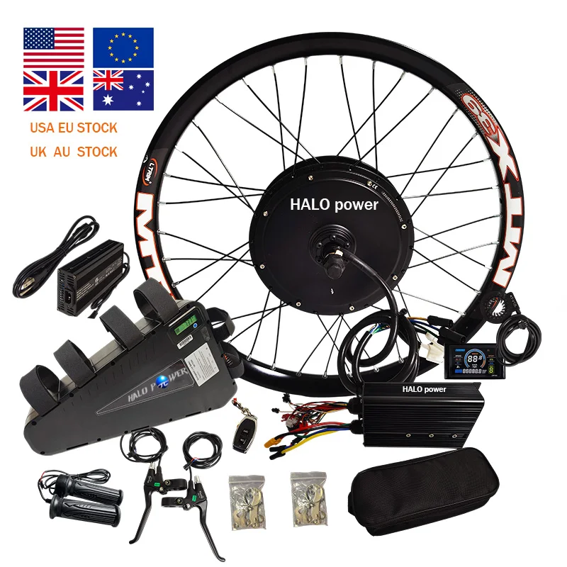 Kit Vélo Électrique 48V 500W, Moteur Arrière sans Balais