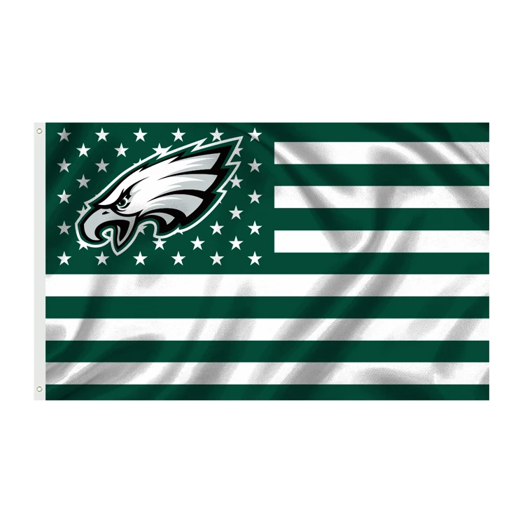 Customized Design 3*5 Feet USA NFL Kansas City Chiefs Philadelphia Eagles  and More Football Rugby All Teams Flag - China The Flag of The Football  Team and Custom Flags price