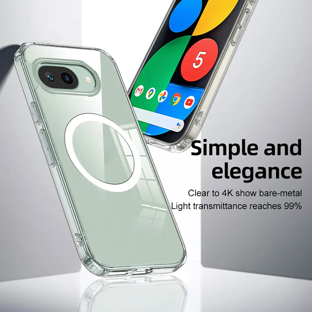 Laudtec Frosted Clear Case Ultrathin Phone Cases Skin Friendly Slim Lightweight Shell Simple Business For Google Pixel 9A Sjk976