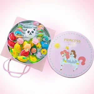 High Quality Soft Candies Gift Box for Children's Day Marshmallows Lollipops Fruity Coated Snacks for Kids Girlfriend Family