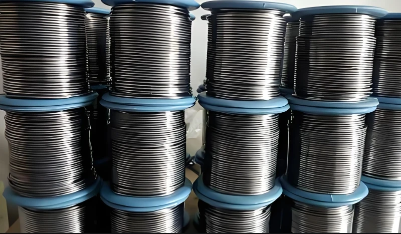 Pure lead wire roll