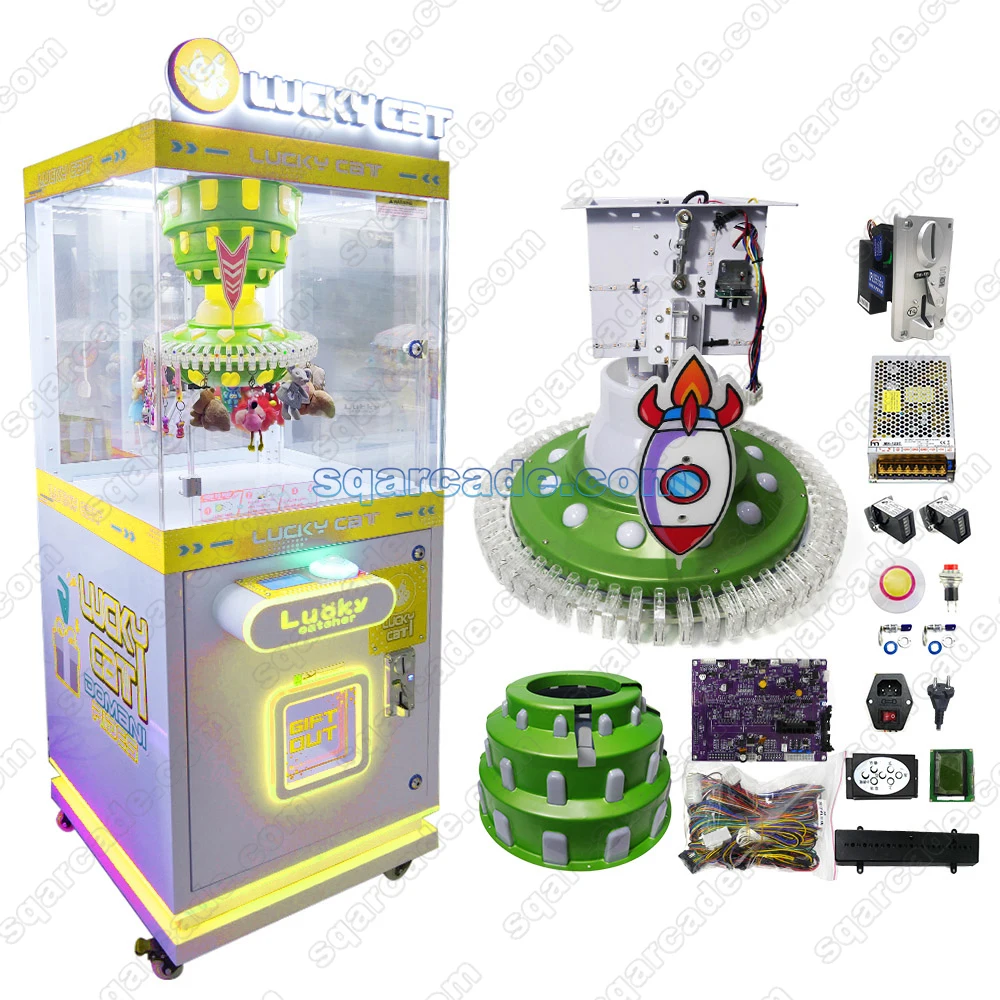 Automatic Card Clip Coin-Operated Arcade Prize Game Machine Kit Perfect ...