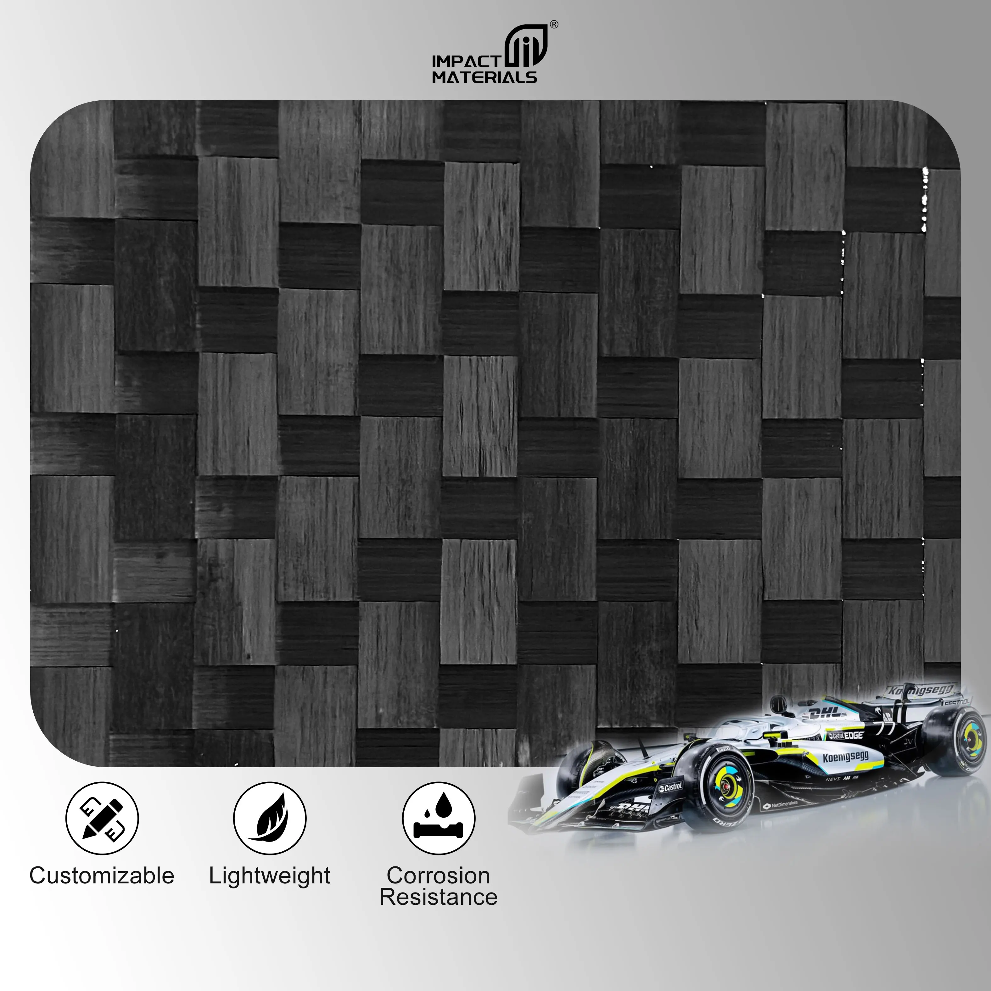 Customizable Lightweight High Strength 3D Triaxial Carbon Fiber Spread Tow Fabric for Car Parts Composites Application Customizable Lightweight High Strength 3D Triaxial Carbon Fiber Spread Tow Fabric for Car Parts Composites Application
