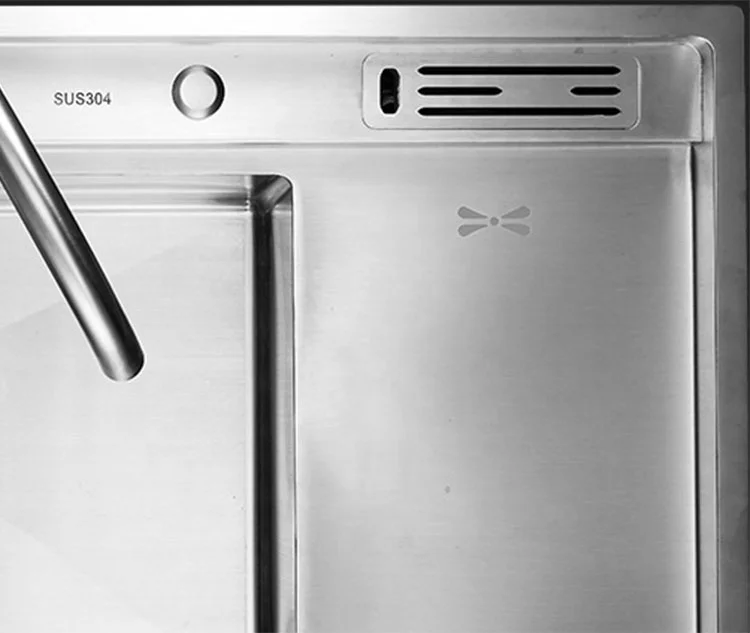 
Кухонная утварь 2020, полированная нержавеющая сталь 304, кухонная раковина с одной чашей, кухонная раковина ручной работы 