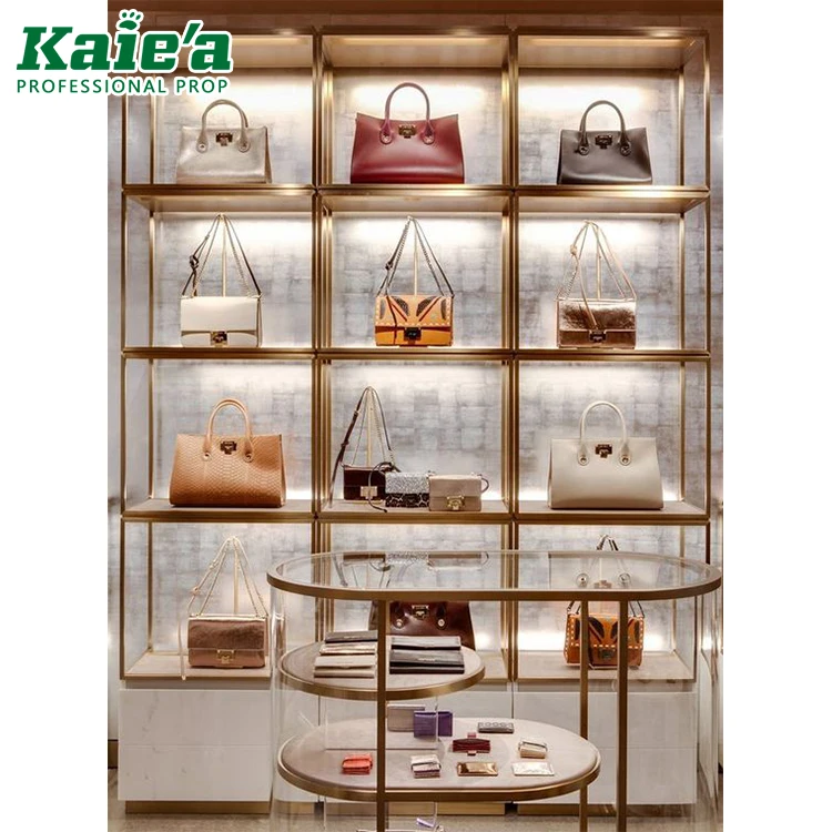 Handbag display rack for bags shop display  Guangzhou Pinzhi Display  Manufacturer
