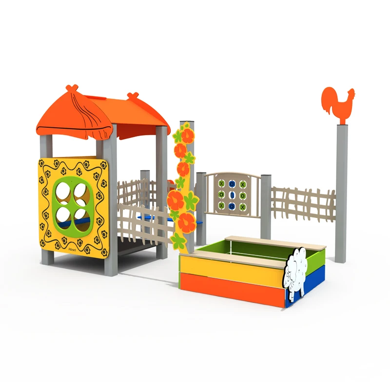 High Quality Fun Shape Bus Spring Rider Car Toy for Kids PE & Steel for Adventure Park Public & School Playground