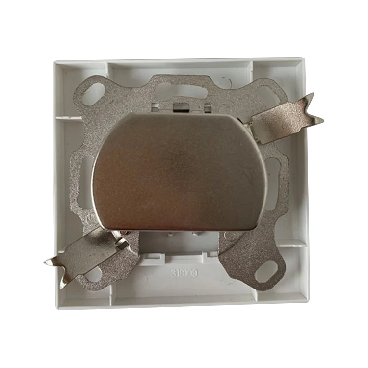 Eu Standard Pc Material Tv Telphone Socket Wholesale Data Socket Outlet Rj45 Satellite Wall Sockets F Connector