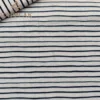 Beige bottom dark blue stripe