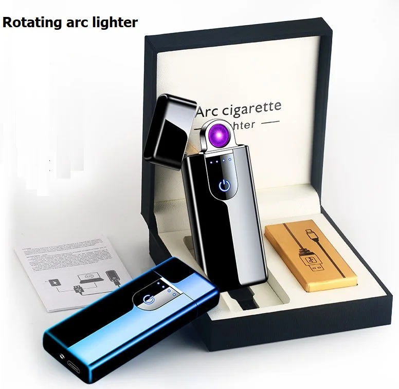 Wholesale 360 Degree Circular Arc Rechargeable USB Lighter