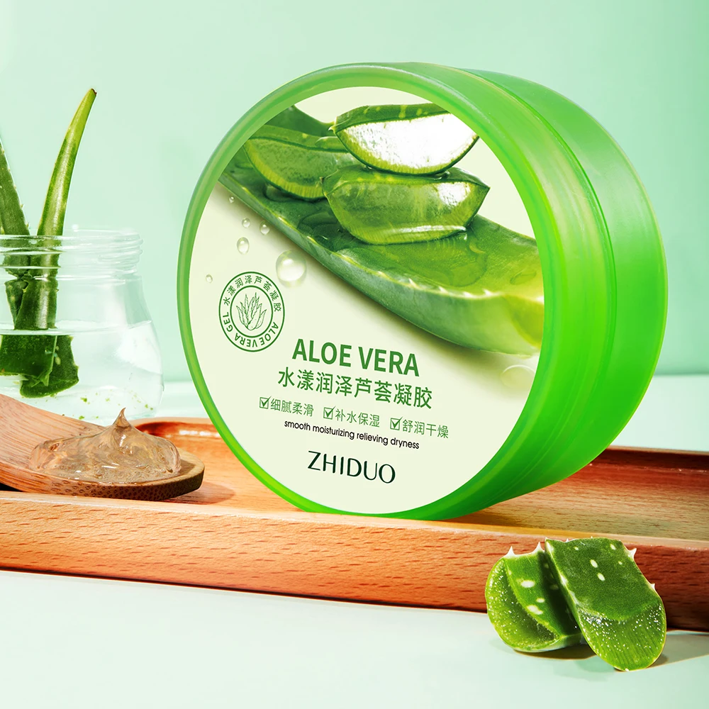 Natural Gel Aloe Vera Face Soothing After Sun Skin Care Relieve Acne  Organic Pure Aloe Vera Moisturizing Gel