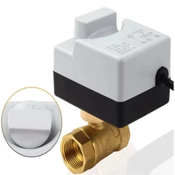 Low-Power Consumption Adjustable Flow Rate 2Way Electric Ball Valve With Actuator