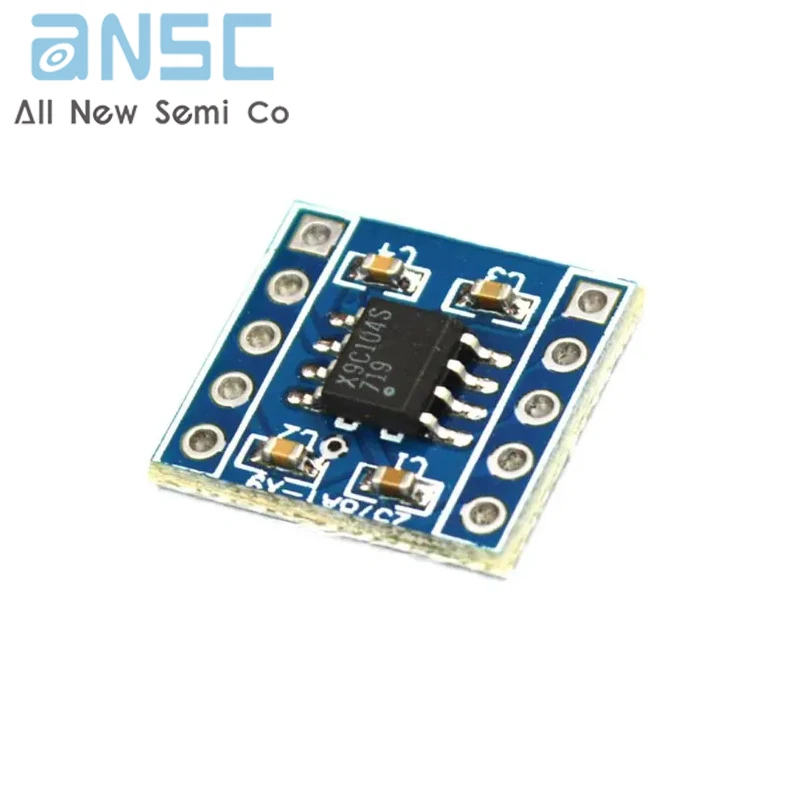 Hot offer Ic chip x9c104 Digital potentiometer module Adjust the bridge balance 100 digital potentiometer circuit