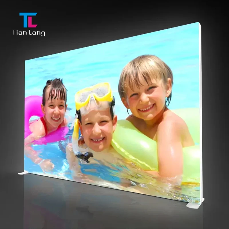 TianLang Näituse Stend Portatiiv Valgustatud Kast Näituse Stend Valgustatud Kast Taevasel Valgustatud Näituse Stend