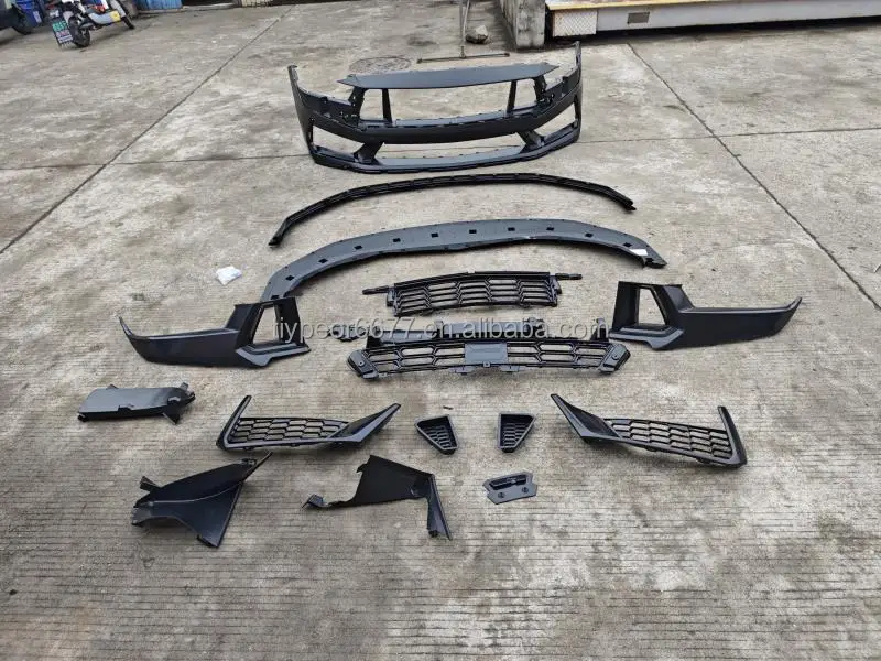 product tiypeor front bumper assembly car body kits for  ford  mustang 2024 2025 front face surround modification auto bodykit-6