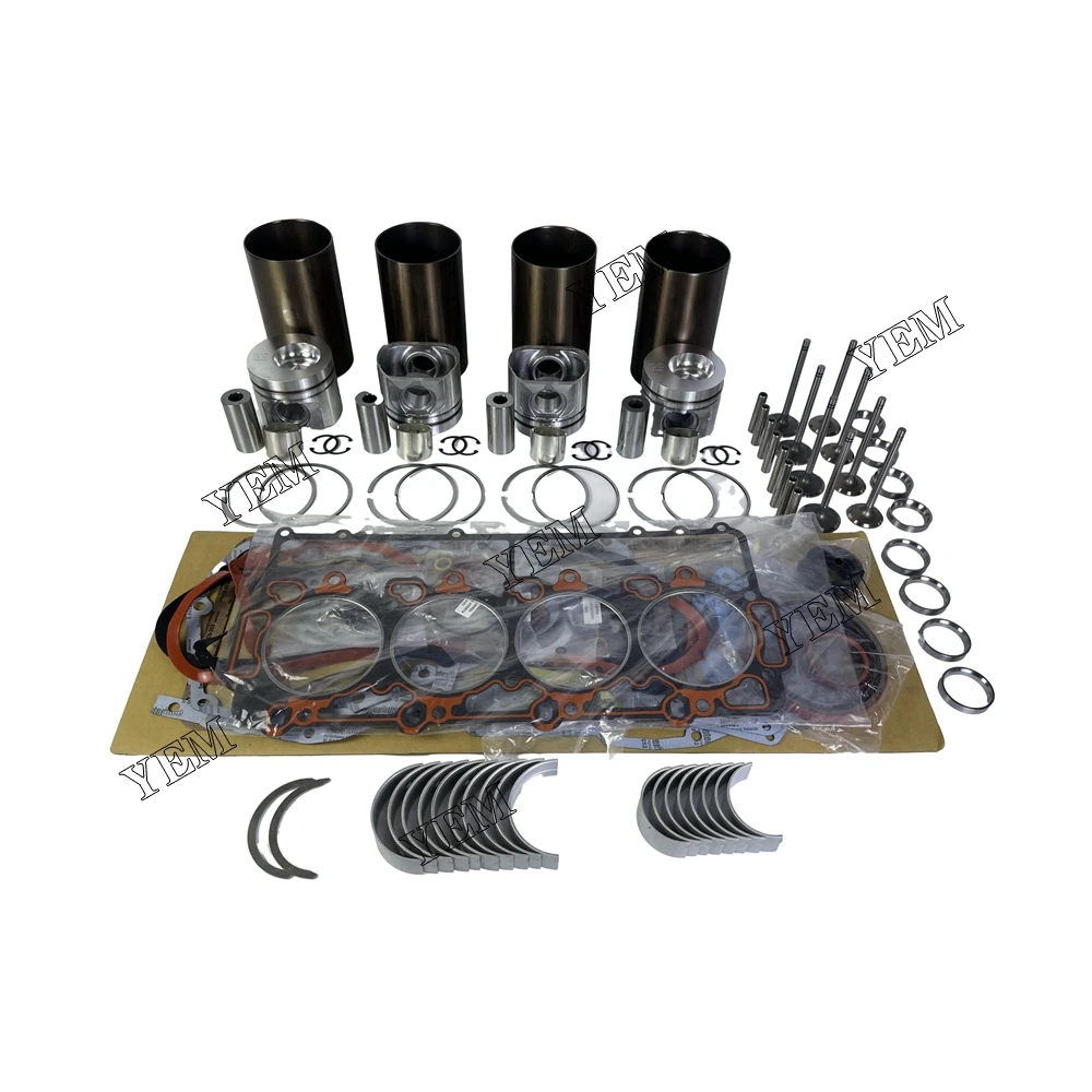 3204 Rebuild Kit With Piston Ring Liner Cylinder Gasket Engine Valves Bearings Set for Caterpillar