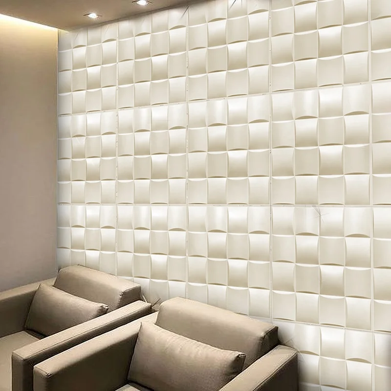 Premium Peel and Stick Backsplash 3d Pvc Wall Panels Waterproof Wallpaper Papel Tapiz Exterior