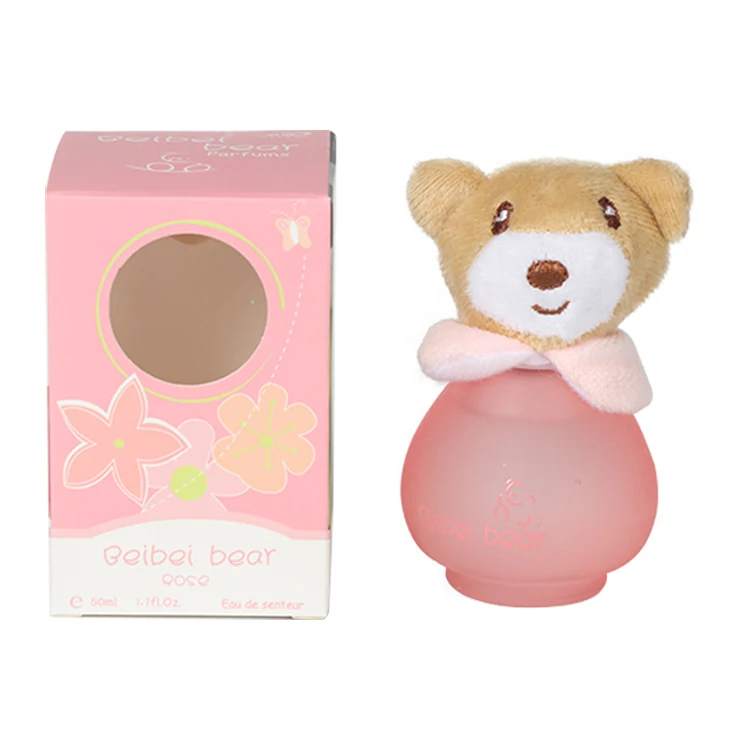 Factory Wholesale Baby Cologne 50ml Custom Kids Perfume Pink Bottle Mini Cartoon Unique Design Perfumes