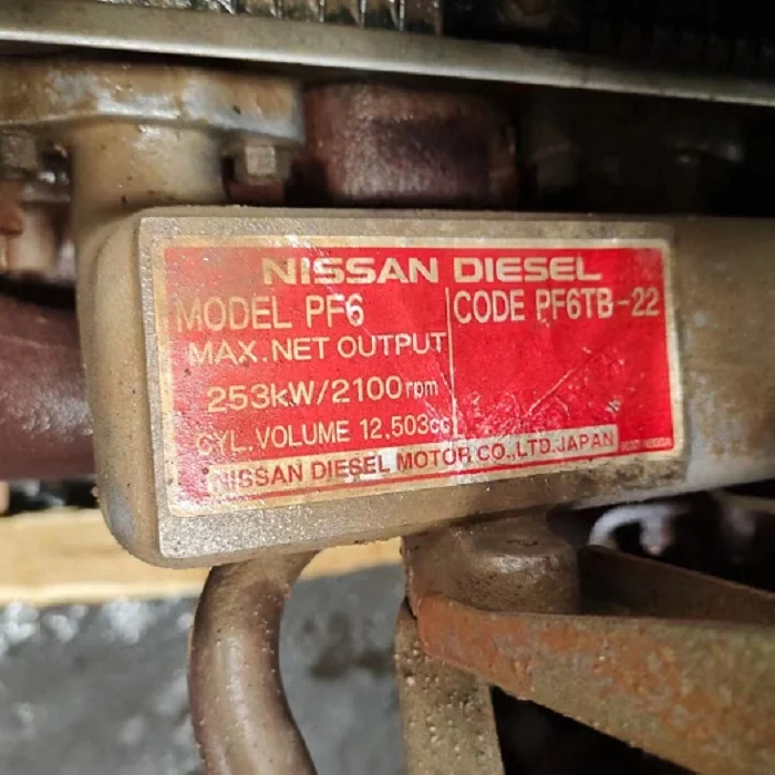 High Quality PF6 PF6T Used Diesel Engine Assembly for Nissan UD Truck