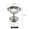 Lotus ice cream cup [high precision throwing] 304 silver