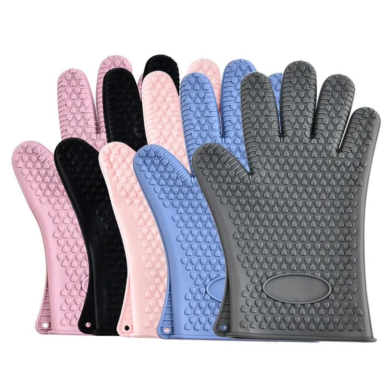 USSE Oven BBQ Gloves CE Certified Non-Slip Heat Resistant (-40C 230C) Eco-Friendly Dishwasher Safe Silicone Modern Design details