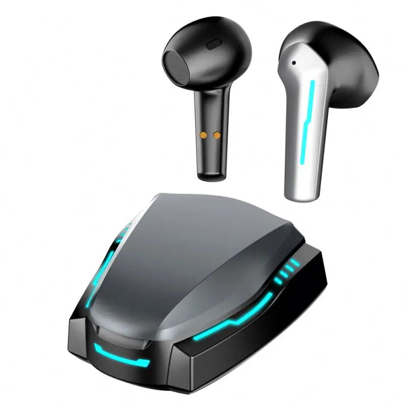 Игровые bluetooth-наушники со светодиодной подсветкой 5 1 настоящие беспроводные игровые TWS-наушники