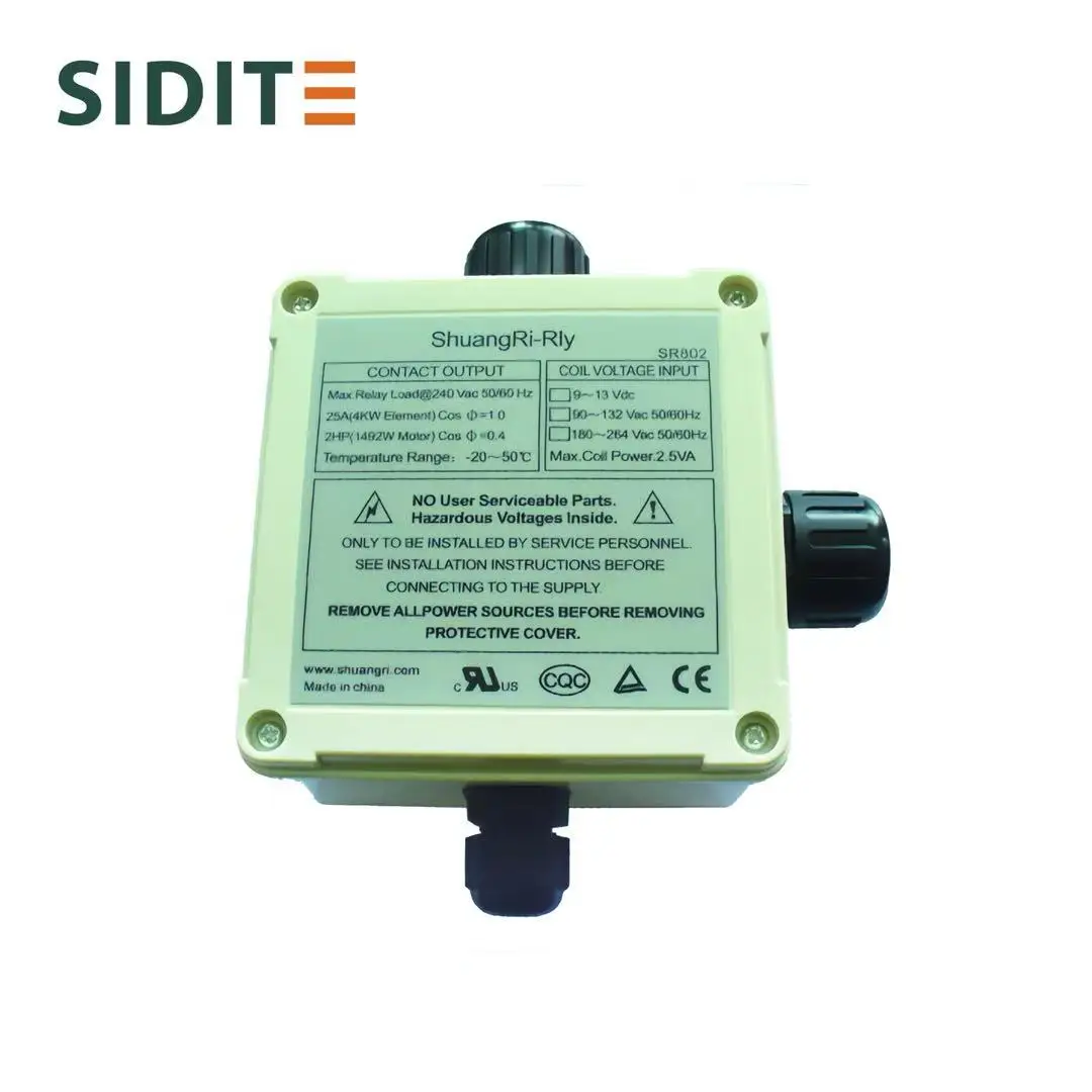 SR802 High Power 4000W Solar Water Heater Controller Heavy Duty ABS Enclosure 180-264V AC 50/60Hz IP43 Waterproof UL94 V-0