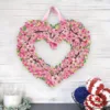 Pink cherry blossom wreath