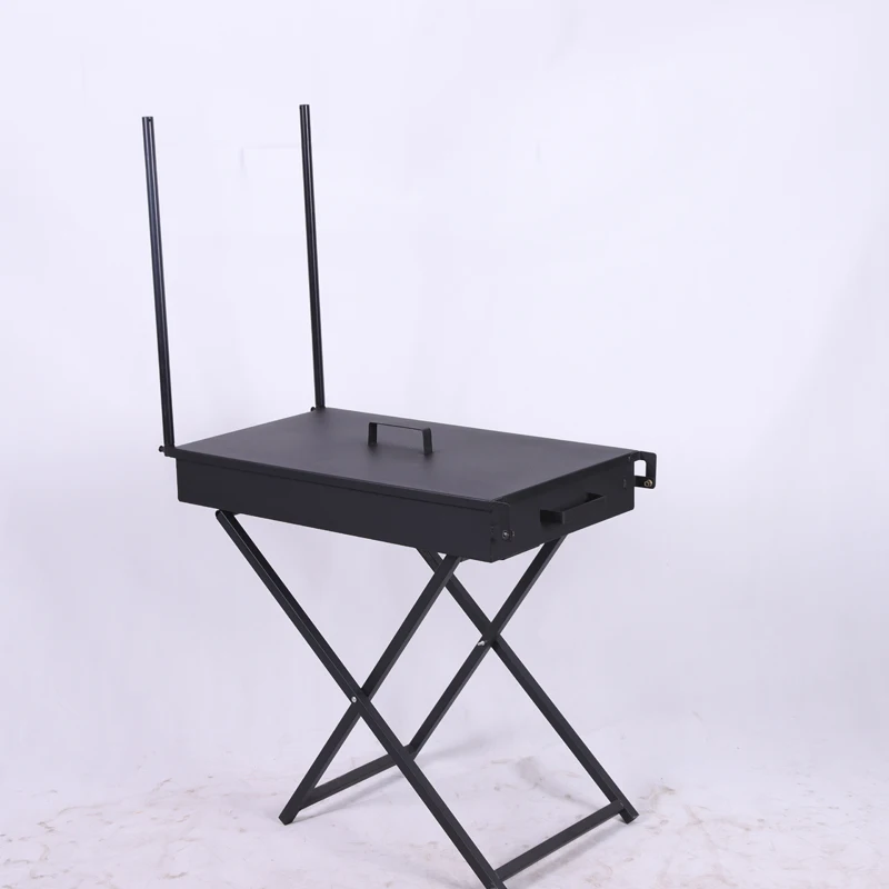 Portable Folding Outdoor Camping Bbq Grill Powder Coating Portable Folding Charcoal Bbq Grill supplier
