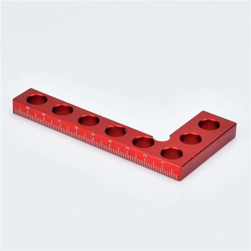 TEBAK W-80 Woodworking 100mm  90 Degree Square Marking Tool Aluminum Alloy Carpentry Pocket Gauge