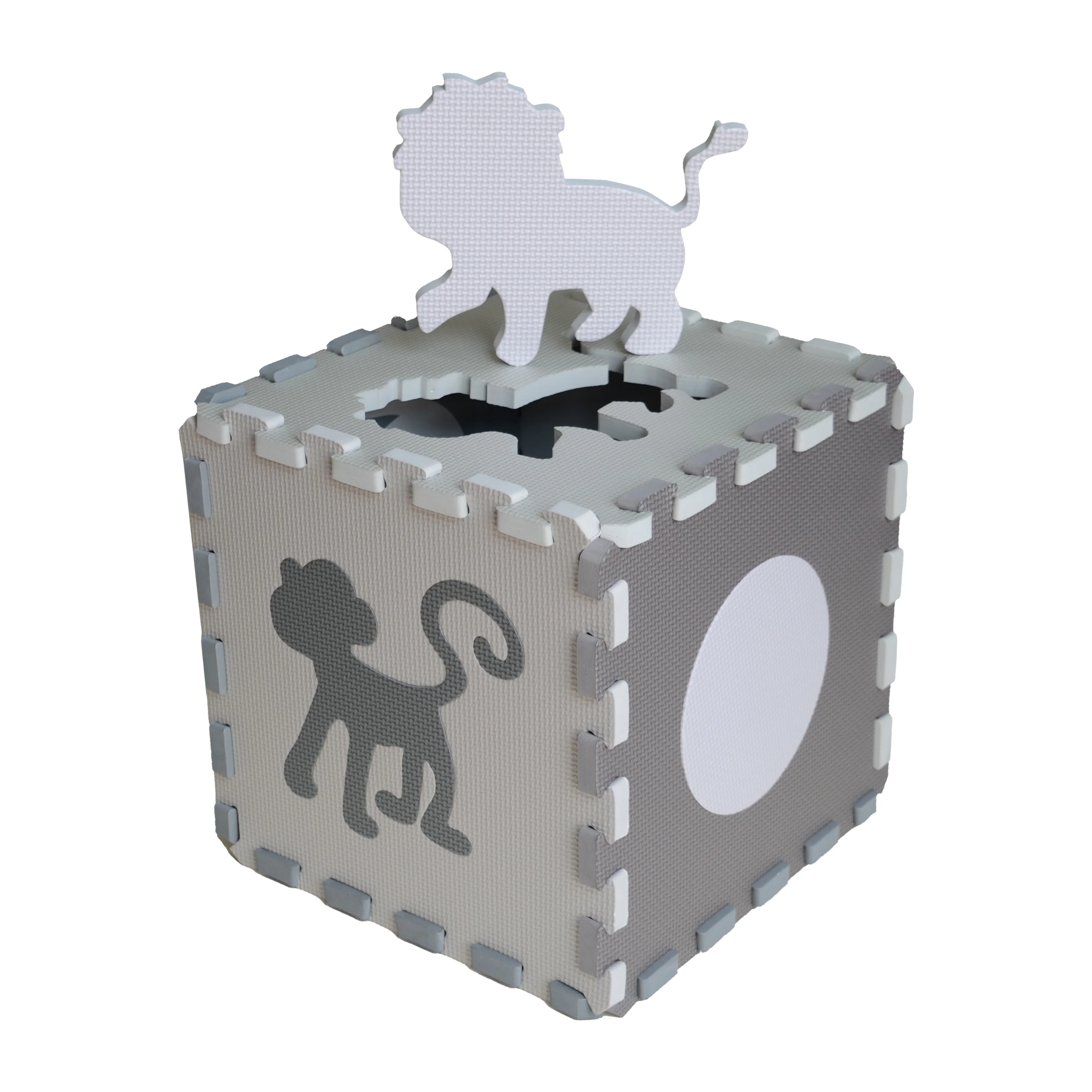 EVA  Animals Paterms With Fence  Interlocking Foam  Mat