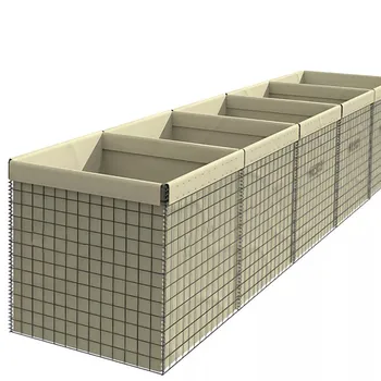 Selling Hesco Barrier 50 * 50 * 50cm Defense Fortress Defense Barrier/Wire Mesh Sandbag Wall Security Barrier