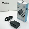 Negro, enchufe X30 EU+cable C-C+caja