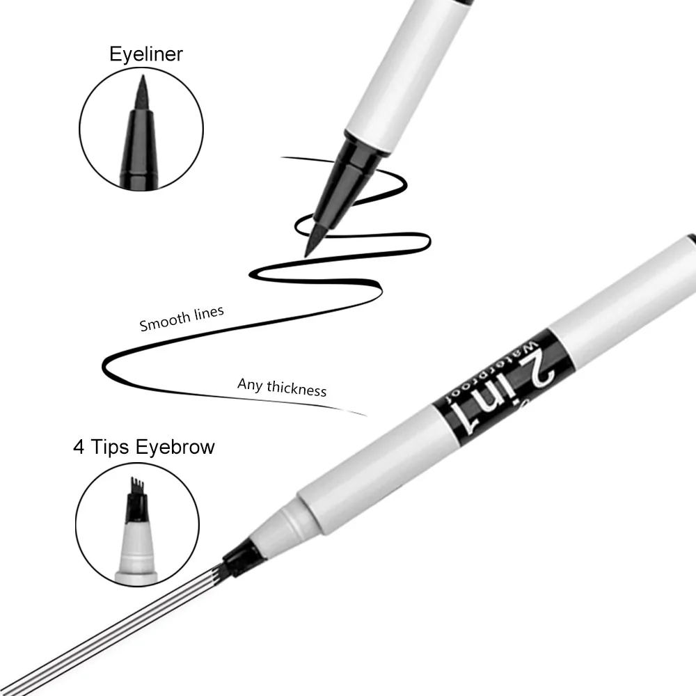 Новое поступление бровей Карандаши для губ. водостойкие карандаши 3D стереоскопический жидкости в четырех цветах Head эскиз линию бровей Карандаш для макияжа